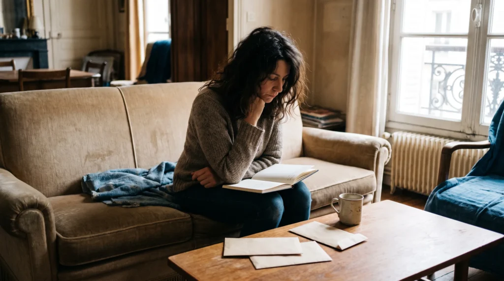 Femme étudiant les alternatives au rachat de crédits