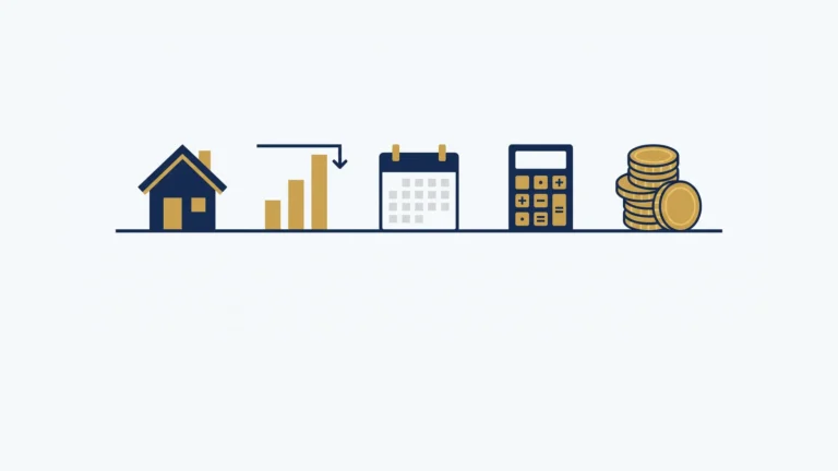 Illustration du taux d'usure au 1er octobre 2026 : maison, barème plafonné, calendrier trimestriel, calculatrice et coût du crédit